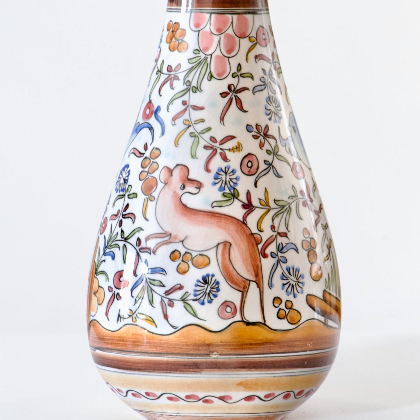 Grand vase artisanal de Coimbra (Portugal) - peint à la main