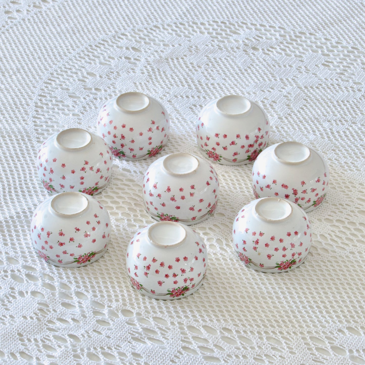 8 petites tasses à thé sakura