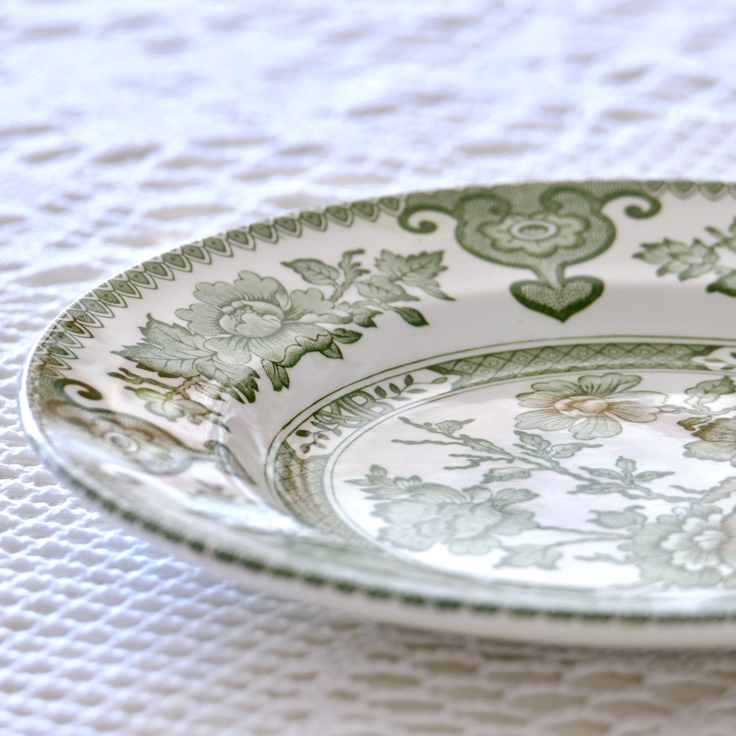 Assiette Staffordshire "Indian Tree"