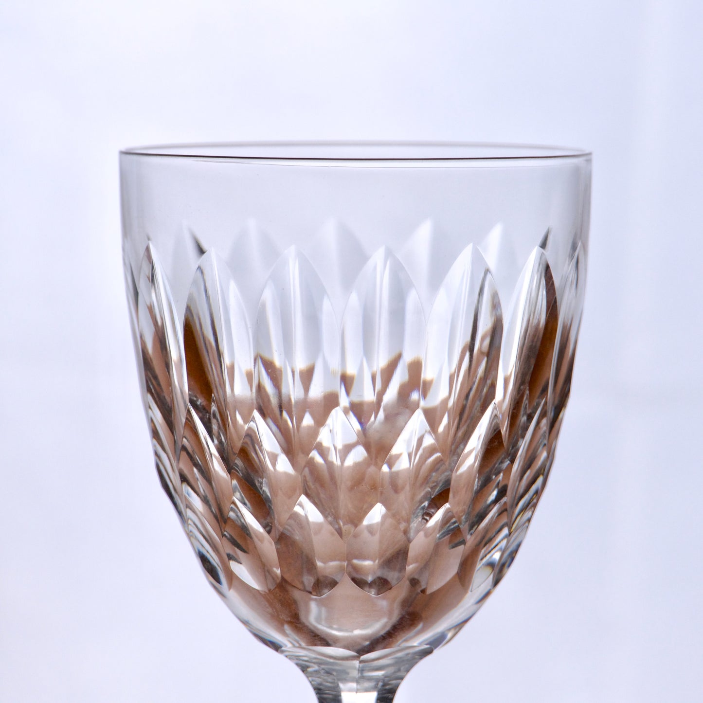 6 verres anciens en cristal Villeroy & Boch