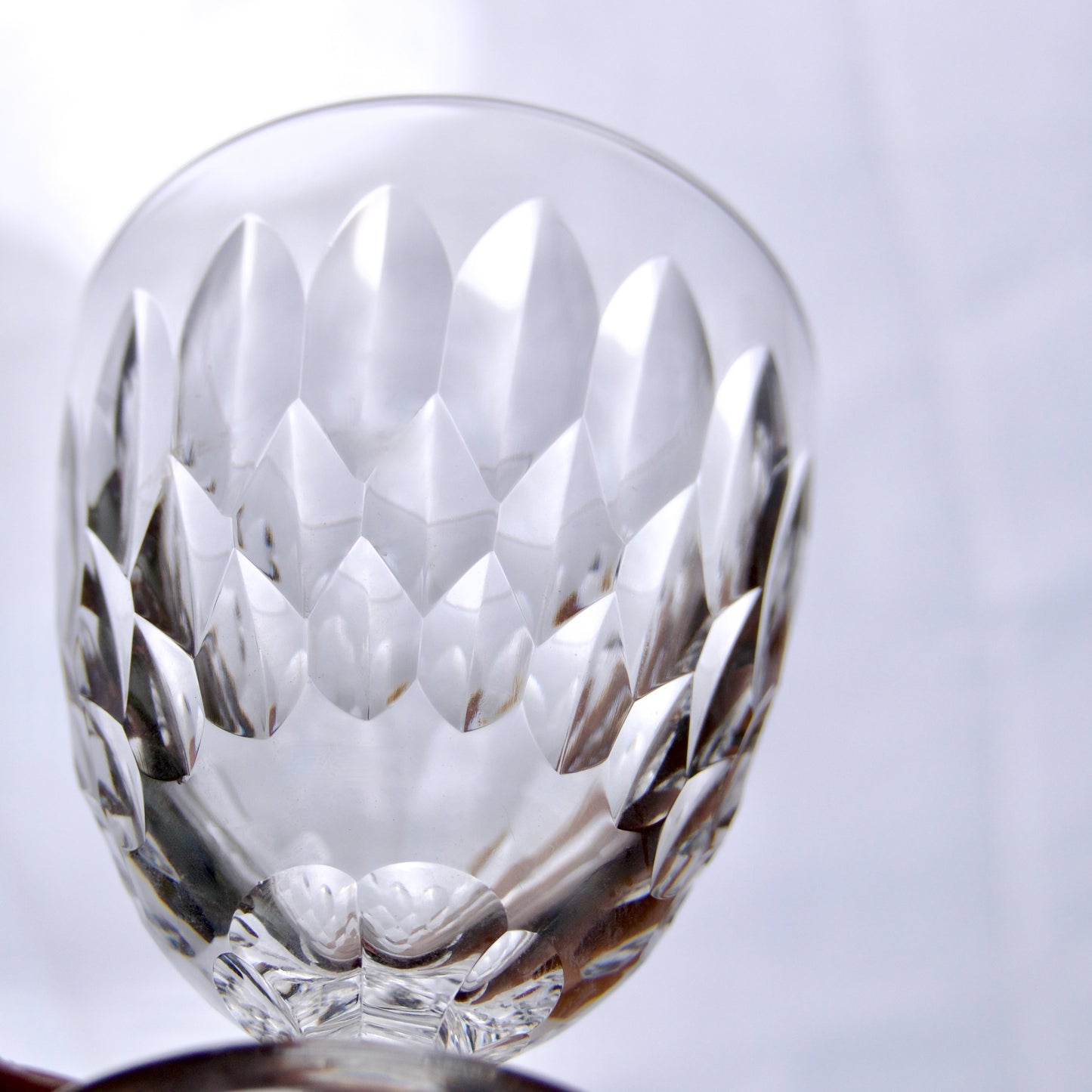 6 verres anciens en cristal Villeroy & Boch