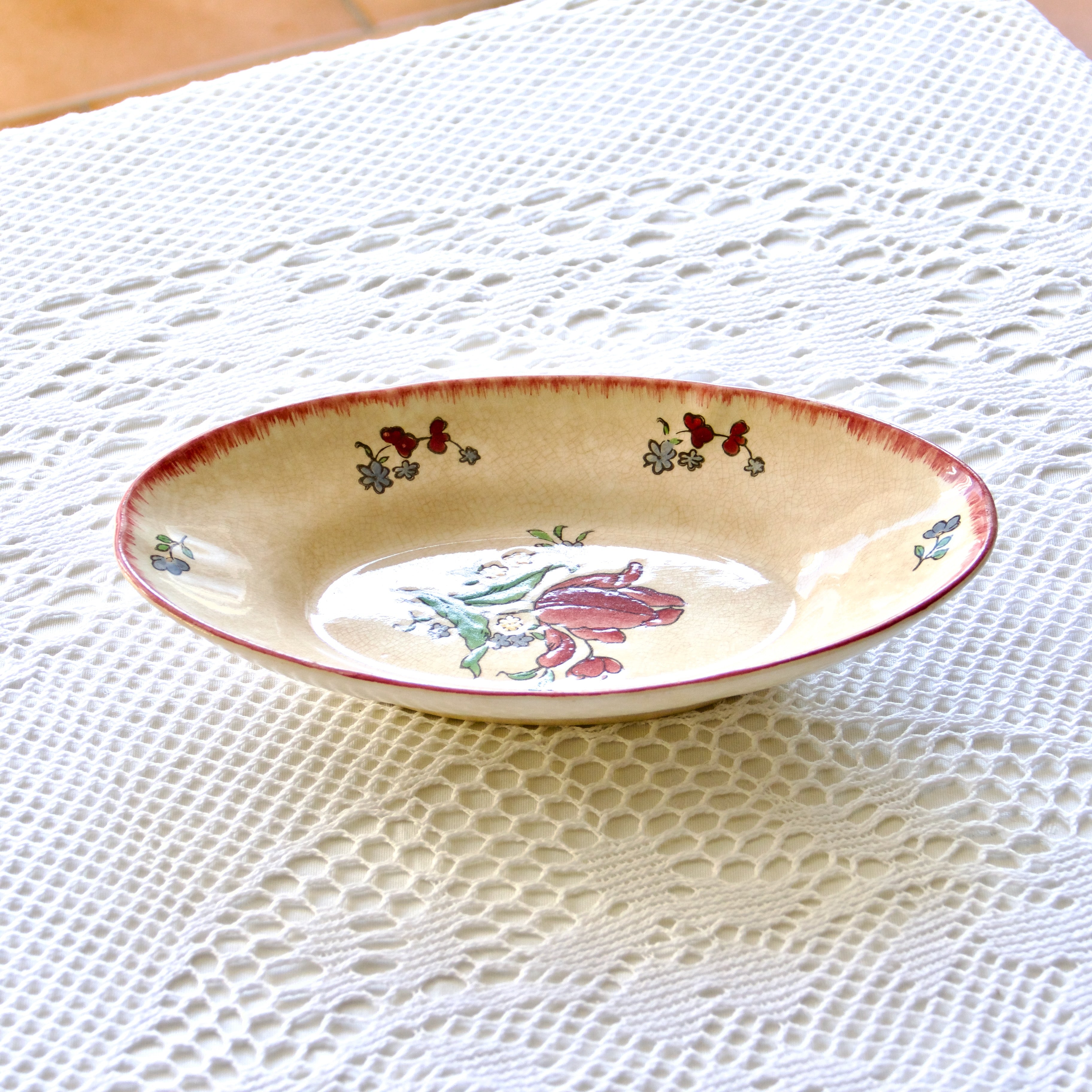 Grand ravier XIXe Gien