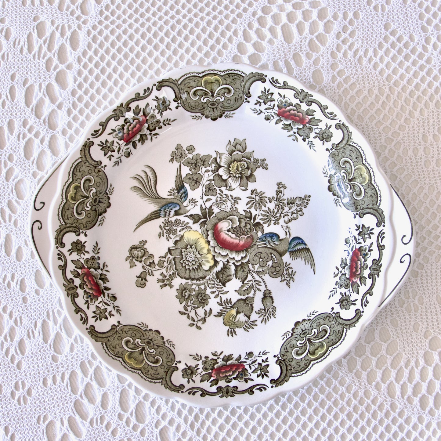 Service Ridgway Staffordshire "Windsor" assiettes + plat