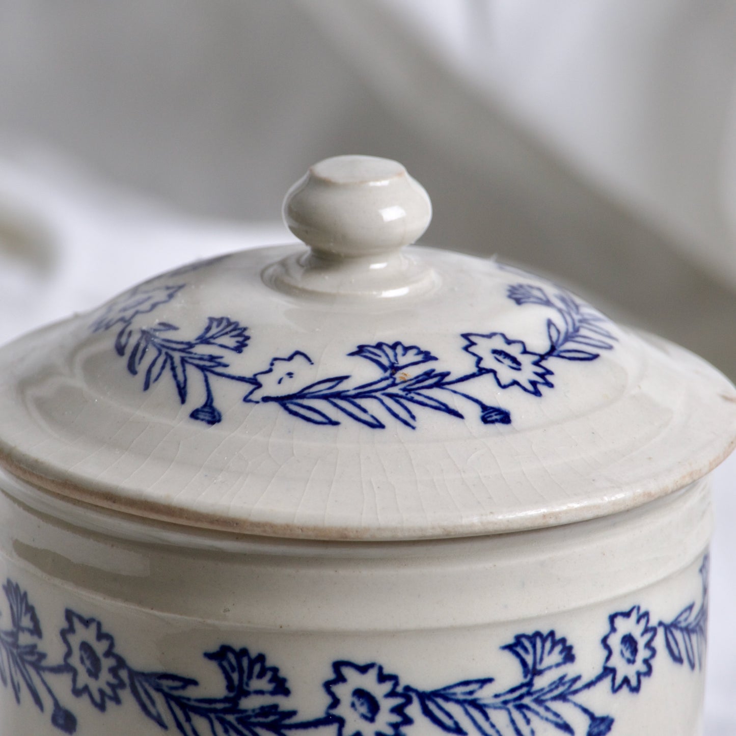 Grand pot de cuisine XIXe St Uze "Sel fin" - terre d'acier