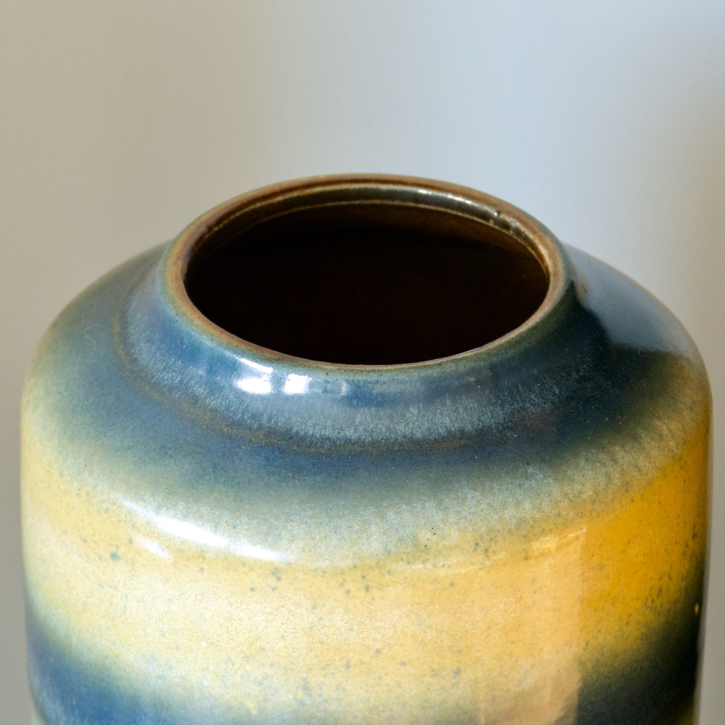 Grand vase émaillé West Germany