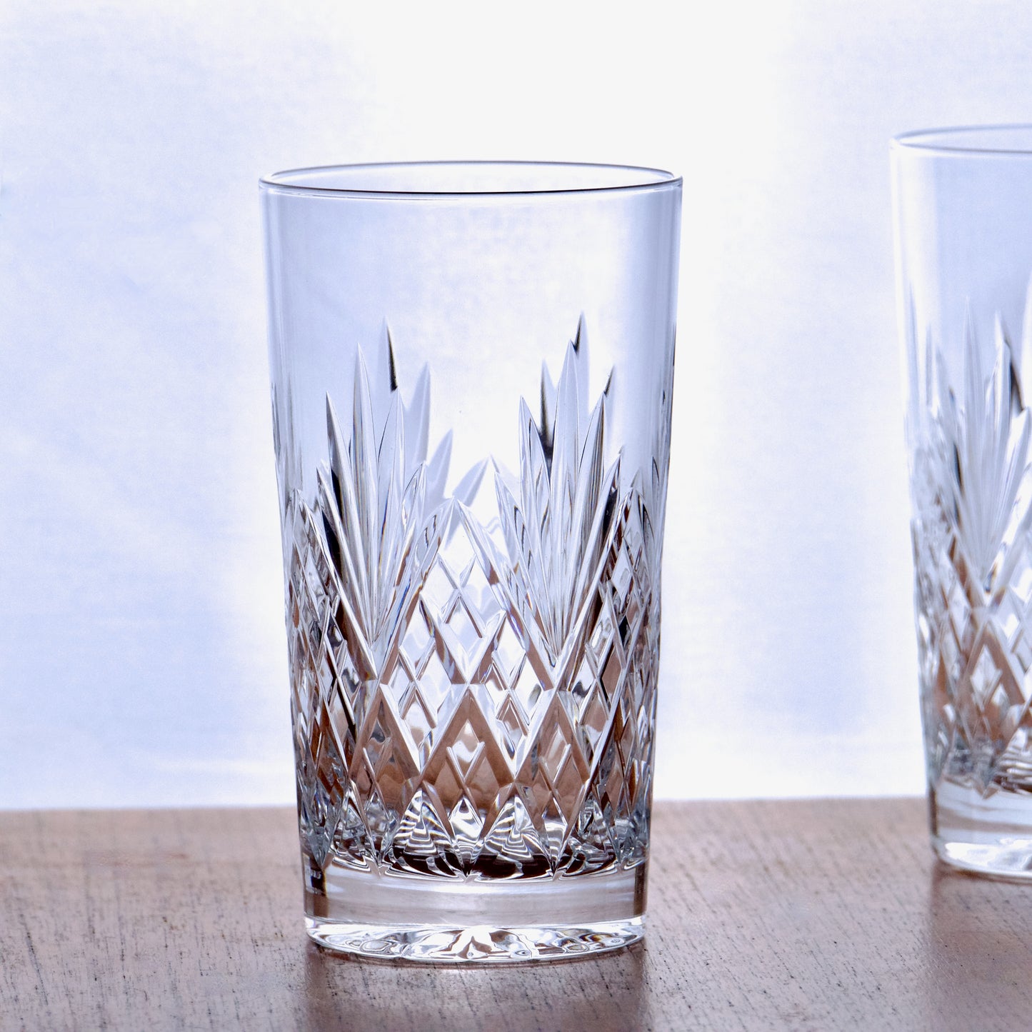 6 grands verres en cristal de Montbronn collection "Blois"