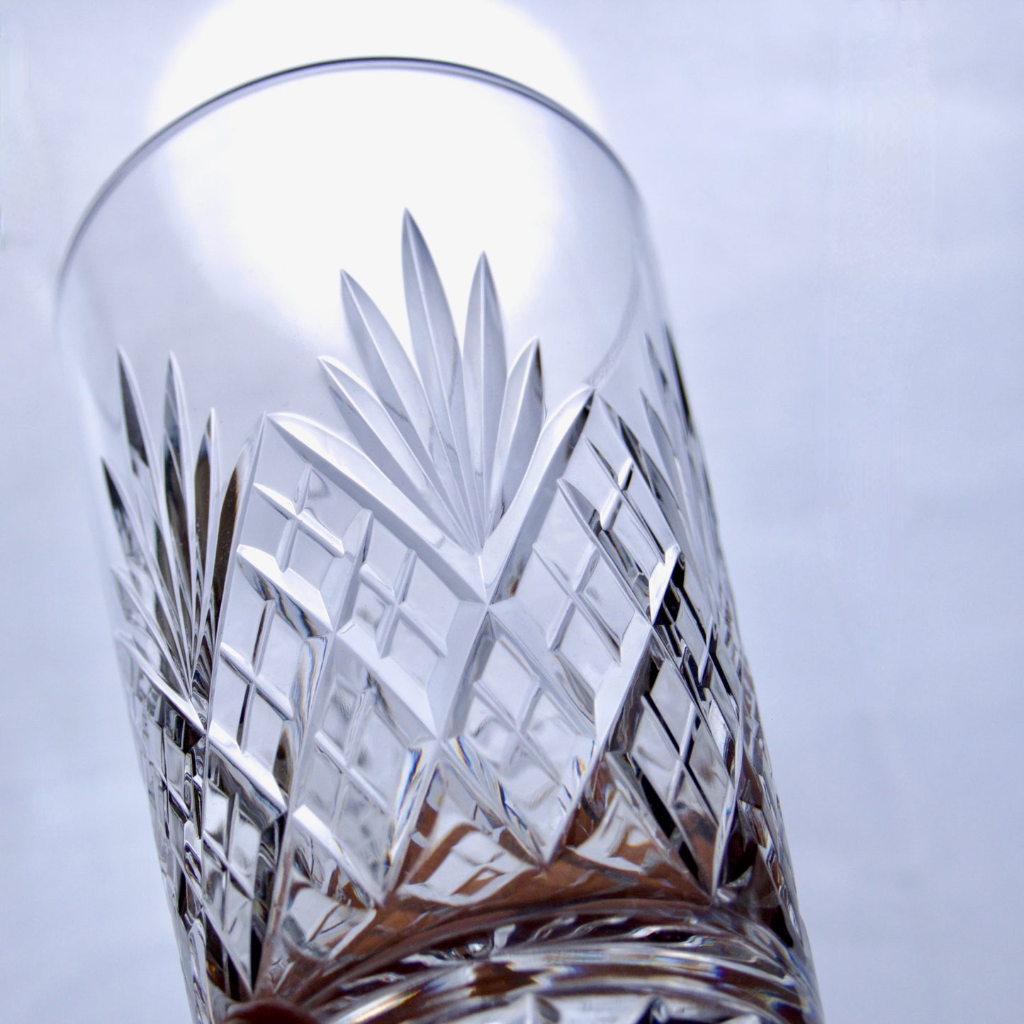 6 grands verres en cristal de Montbronn collection "Blois"