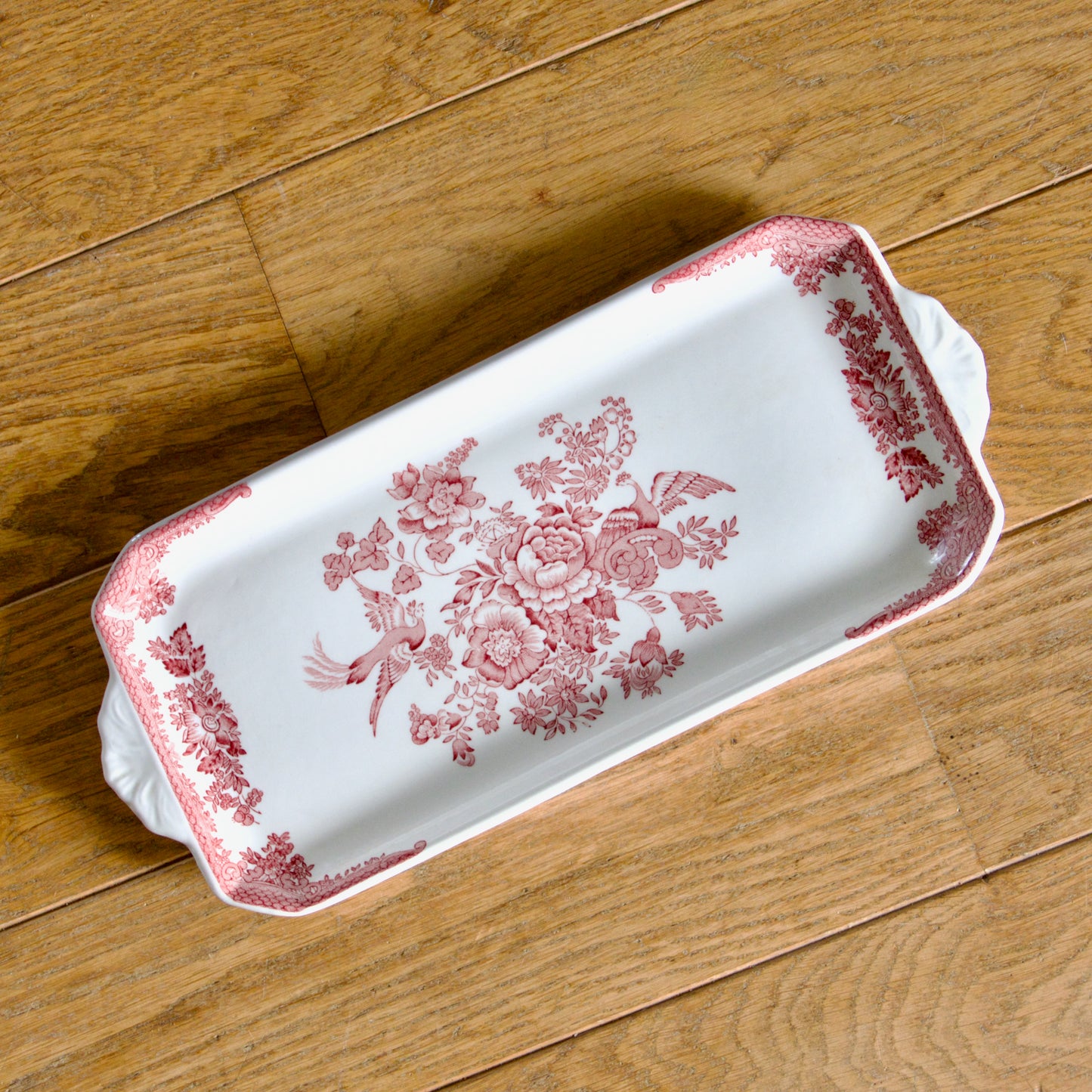 Plat à cake Staffordshire "Asiatic Pheasants"