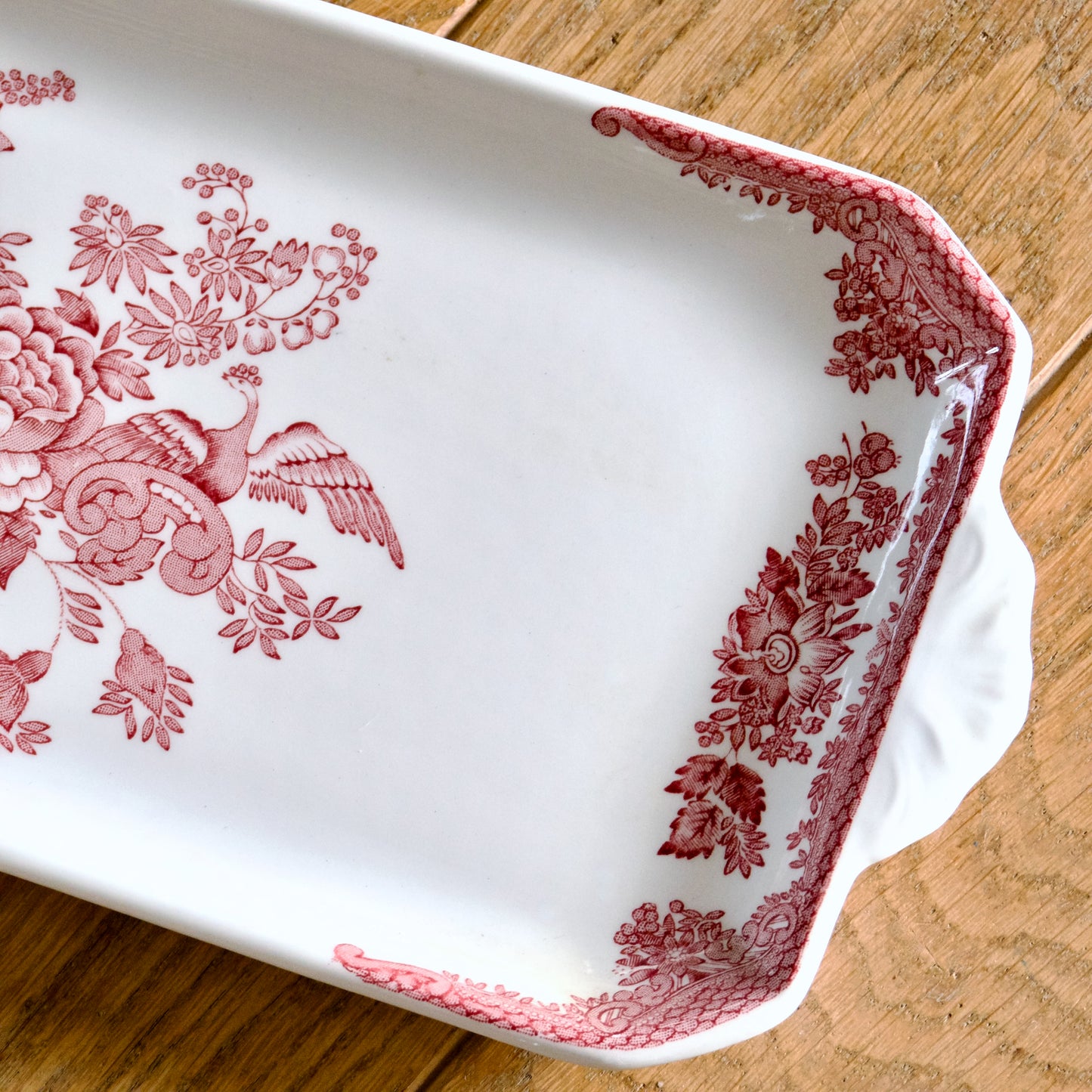 Plat à cake Staffordshire "Asiatic Pheasants"