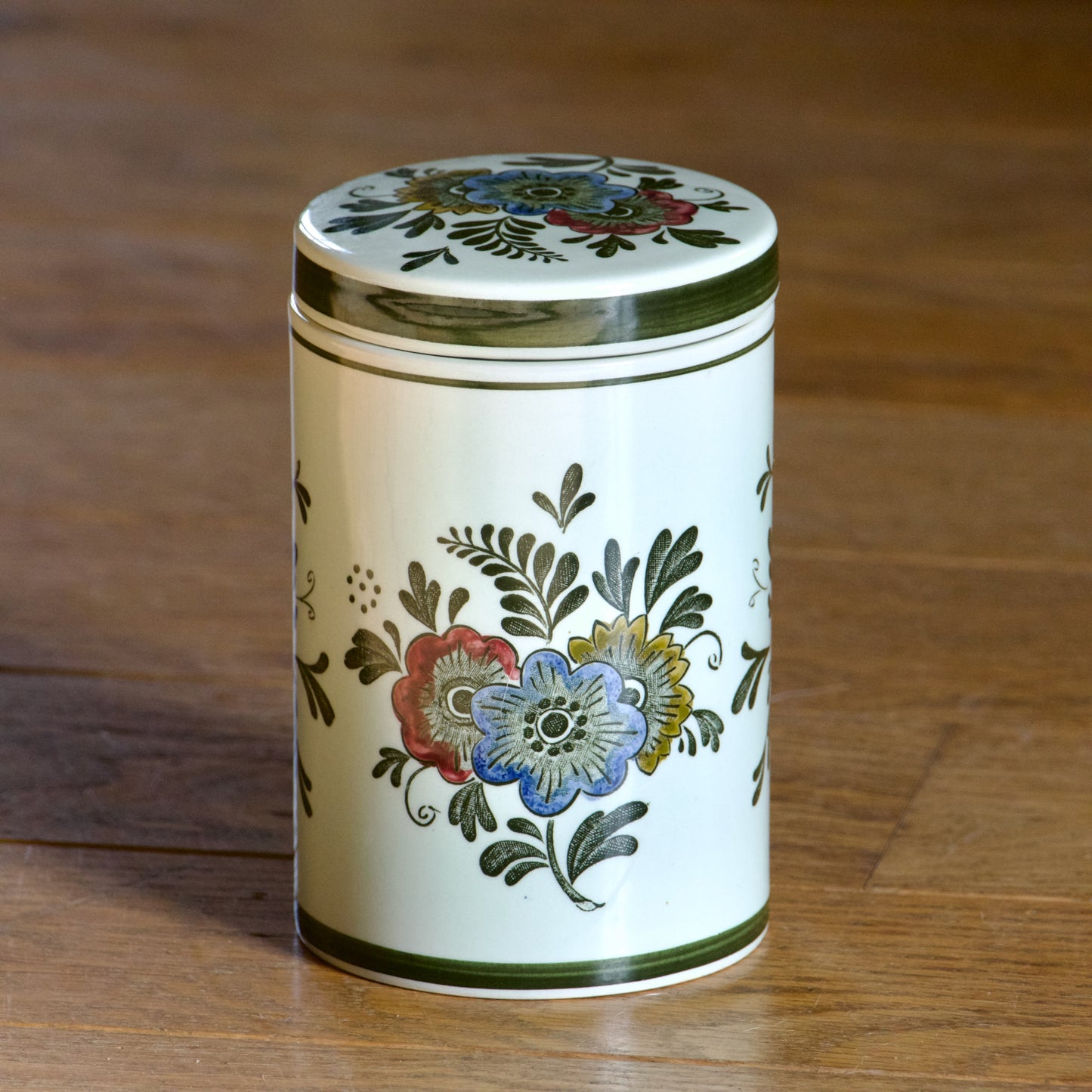 Boîte en faïence Villeroy & Boch collection "Paon"