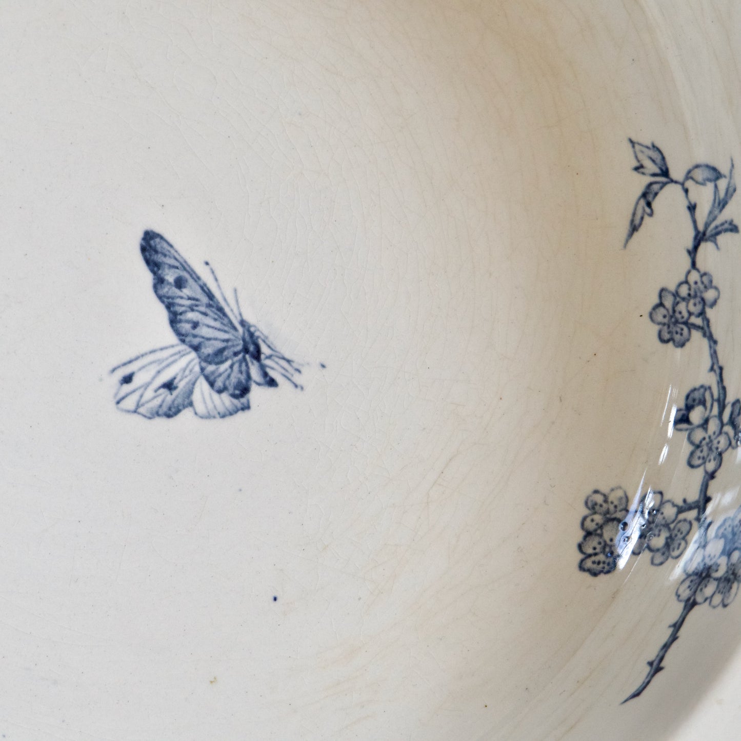 Grand plat creux Sarreguemines "Carmen" - terre de fer