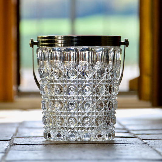 Seau à glaçons en cristal 1970