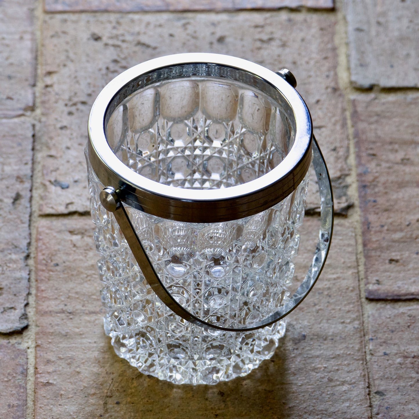 Seau à glaçons en cristal 1970