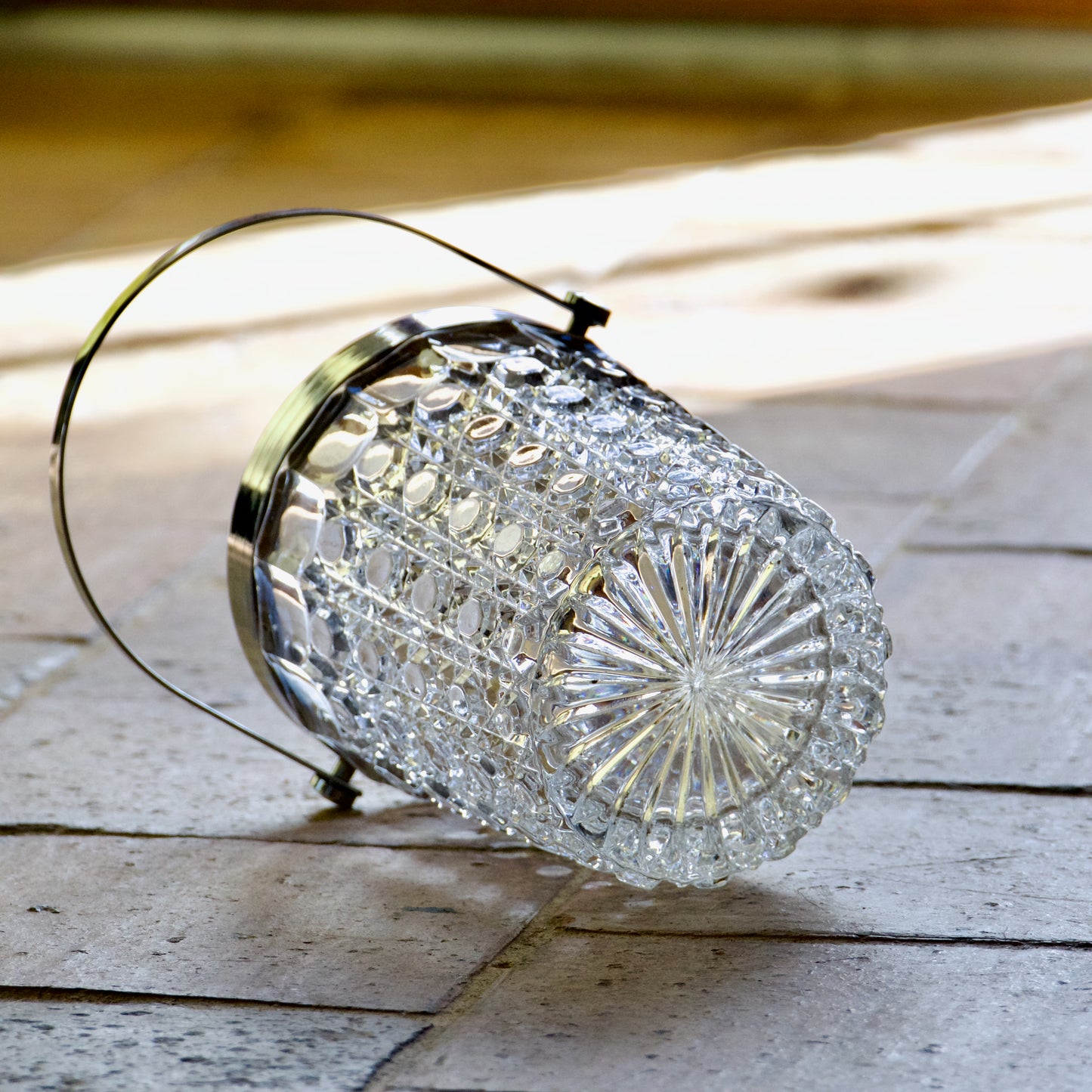 Seau à glaçons en cristal 1970