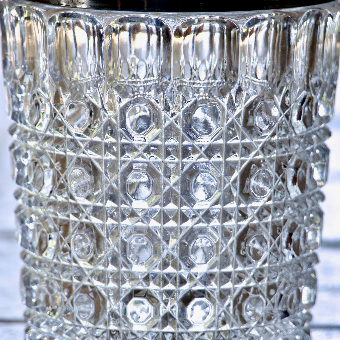 Seau à glaçons en cristal 1970