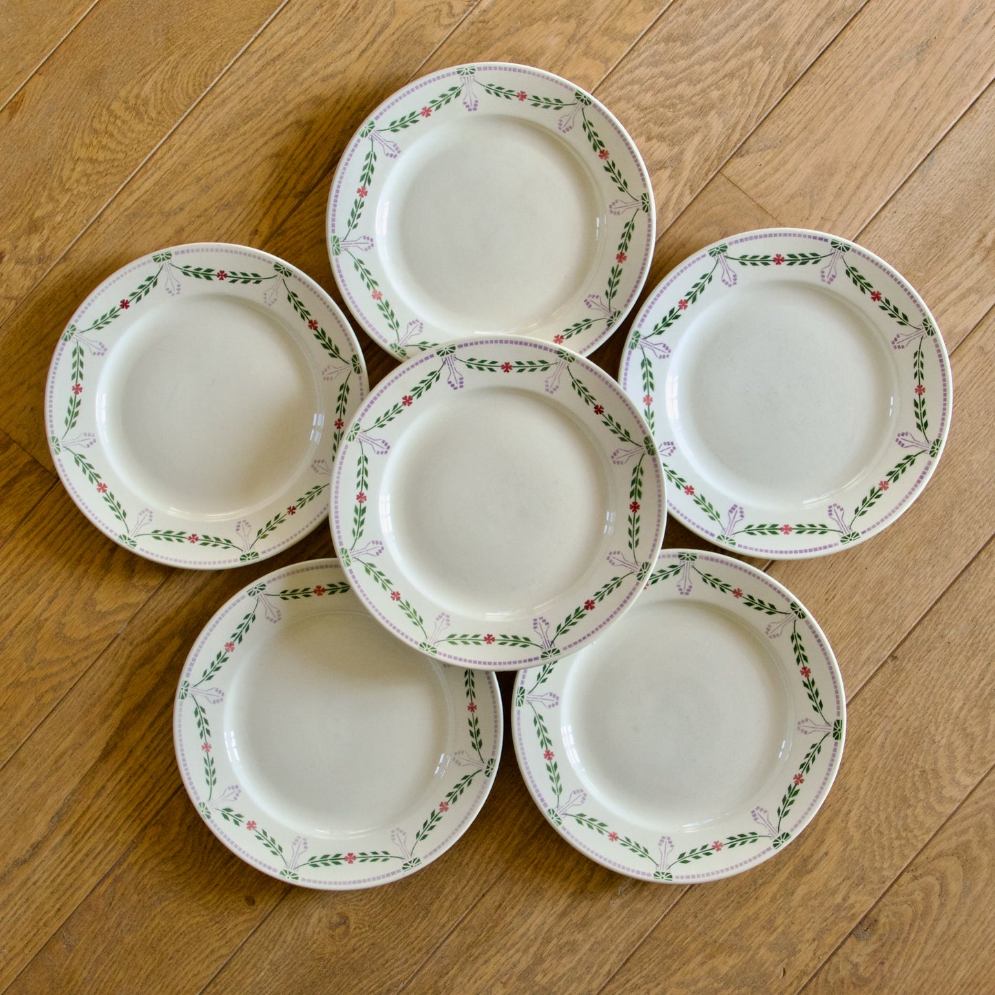 Assiettes de Noël de 1920 Emile Bourgeois Drouot Paris