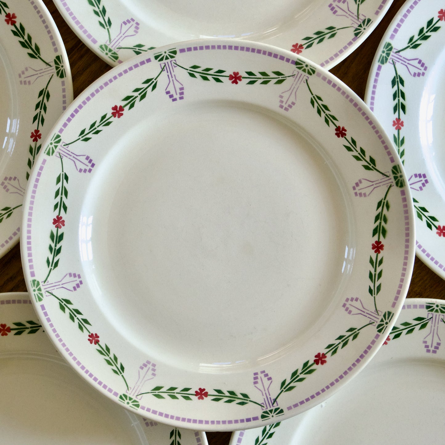 Assiettes de Noël de 1920 Emile Bourgeois Drouot Paris