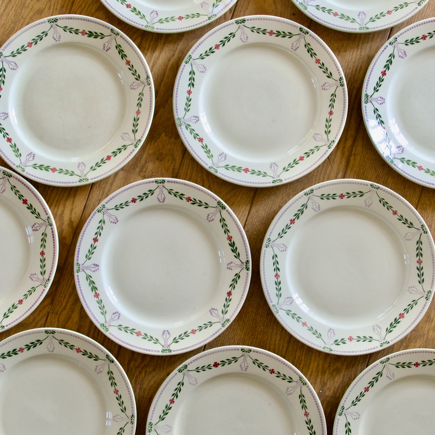 Assiettes de Noël de 1920 Emile Bourgeois Drouot Paris