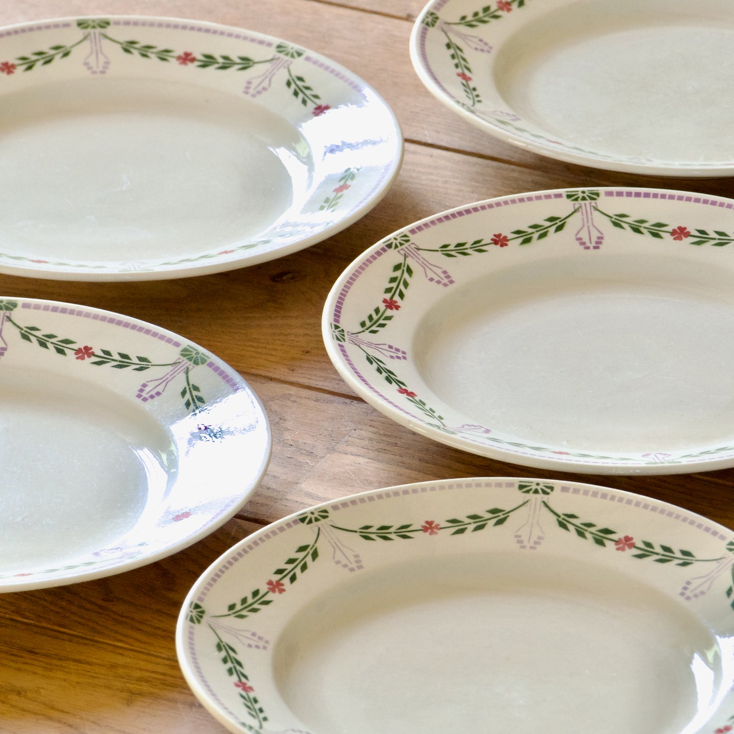 Assiettes de Noël de 1920 Emile Bourgeois Drouot Paris