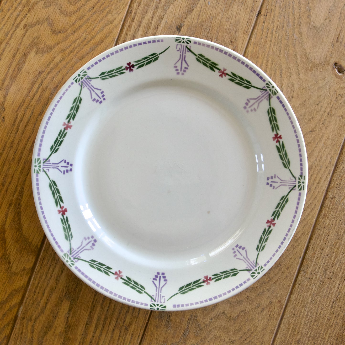 Plat sur piédouche de Noël de 1920 Emile Bourgeois Drouot Paris