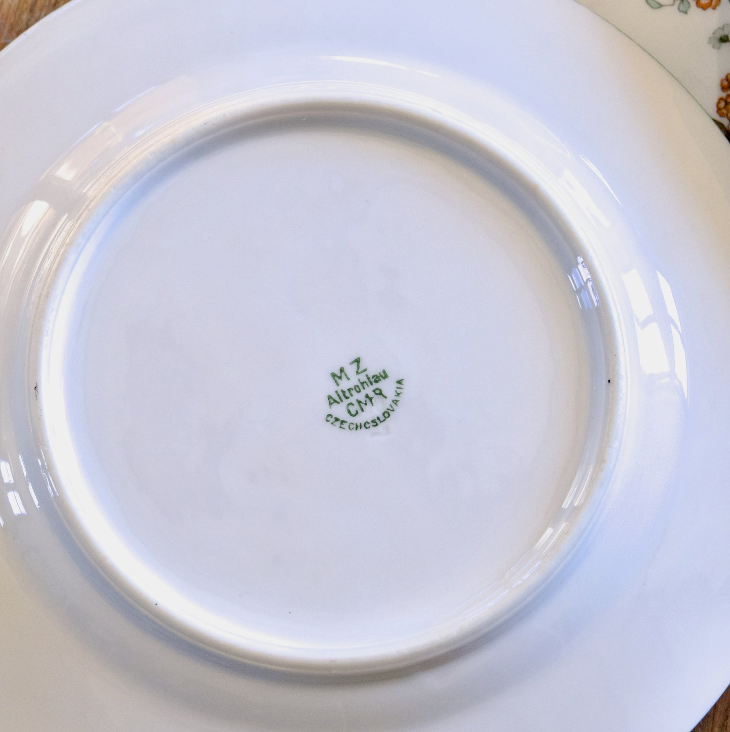 Service Altrohlau en porcelaine décor oiseaux - papillons - coq 1930