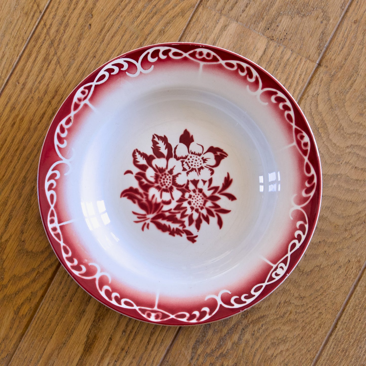 Assiette ancienne Digoin & Sarreguemines collection "Prosper"