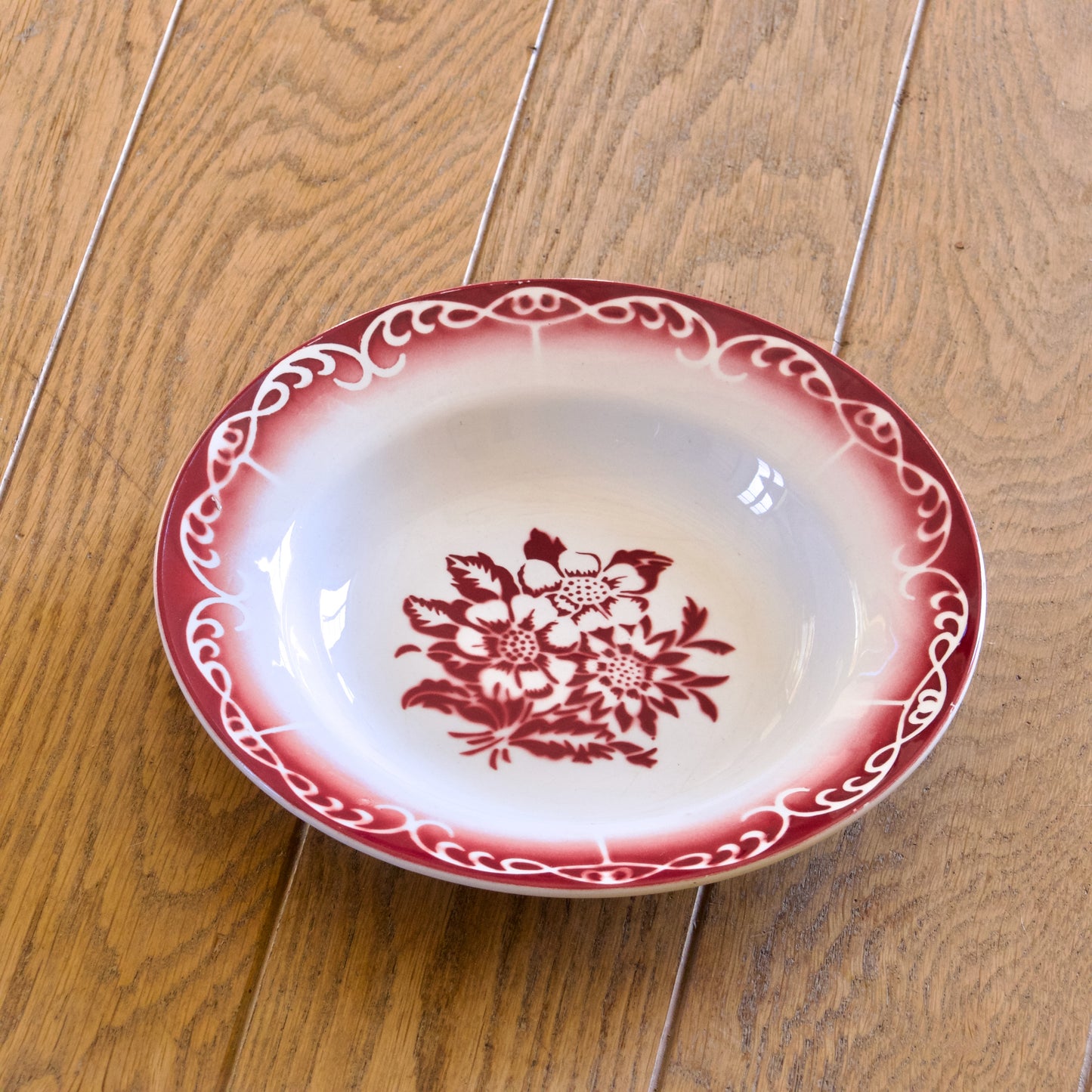 Assiette ancienne Digoin & Sarreguemines collection "Prosper"