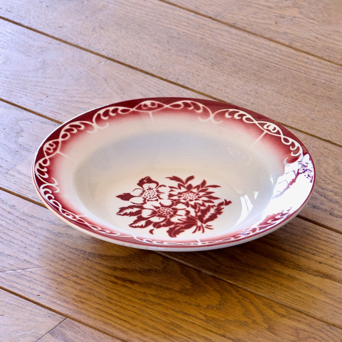 Assiette ancienne Digoin & Sarreguemines collection "Prosper"