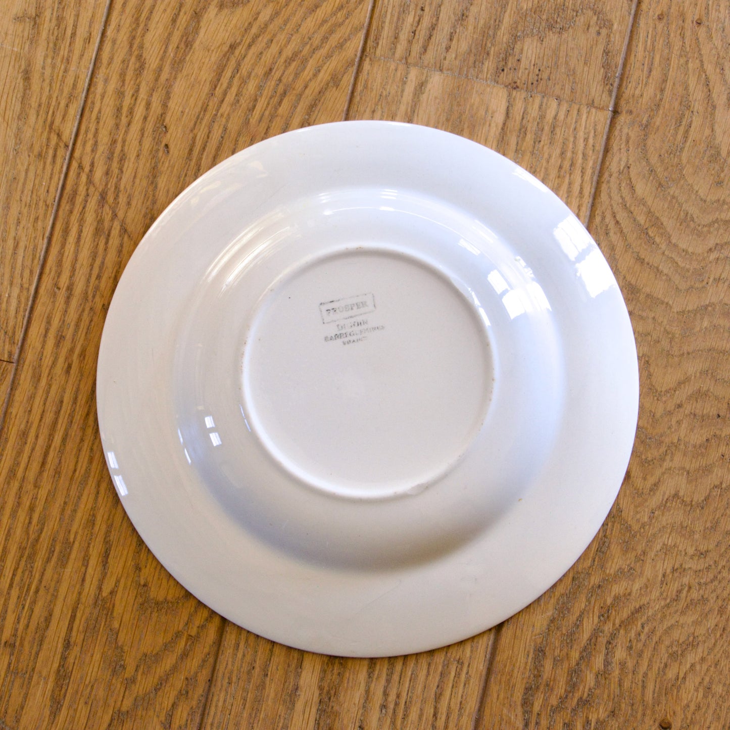 Assiette ancienne Digoin & Sarreguemines collection "Prosper"