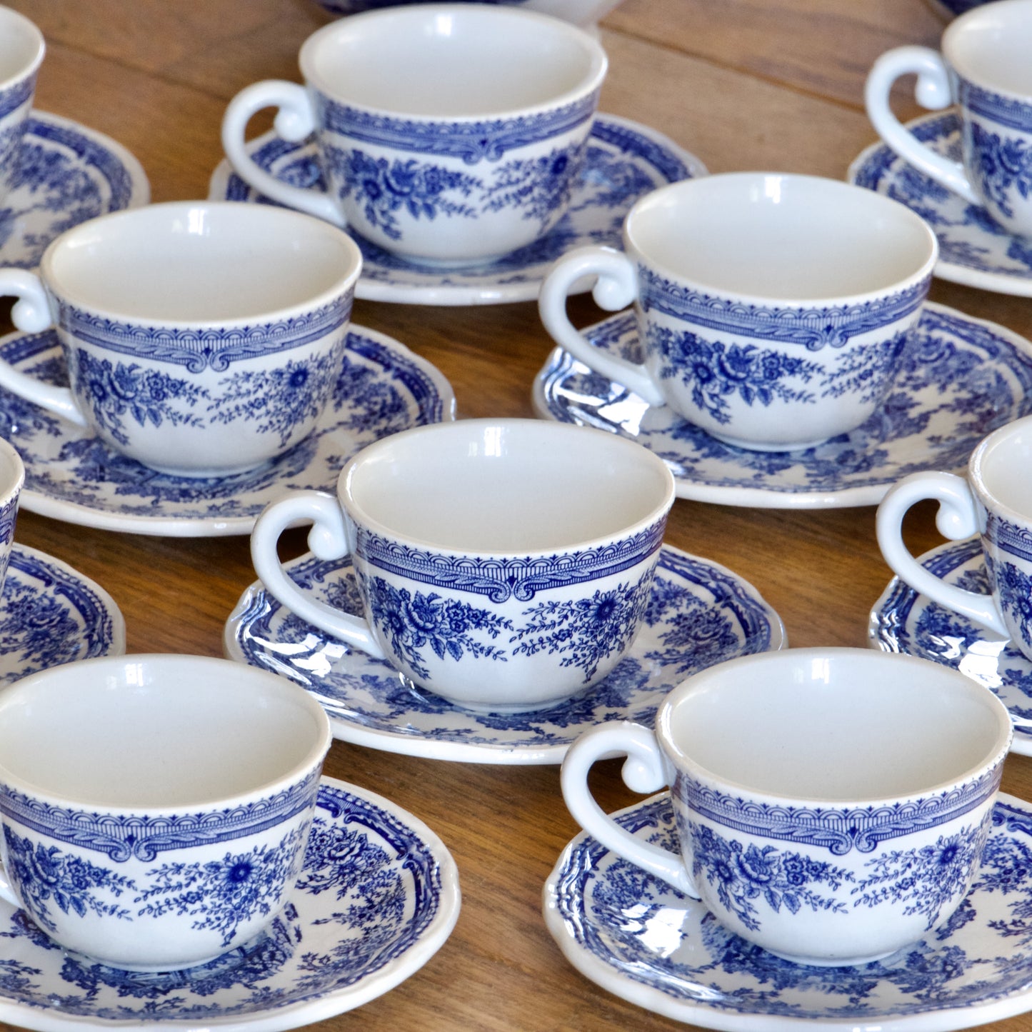 Service à café pour 12 personne, Lunéville "English Style"