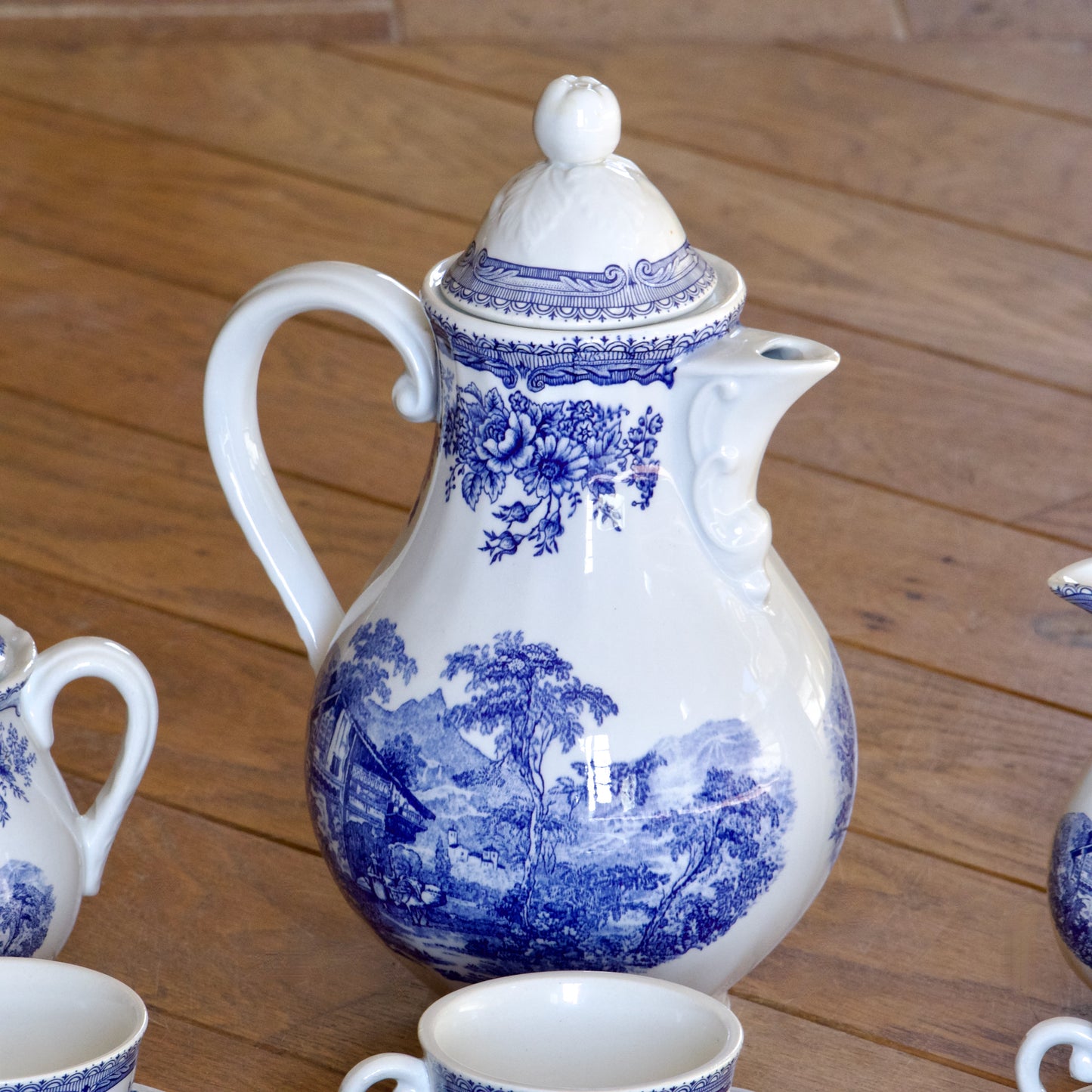 Service à café pour 12 personne, Lunéville "English Style"