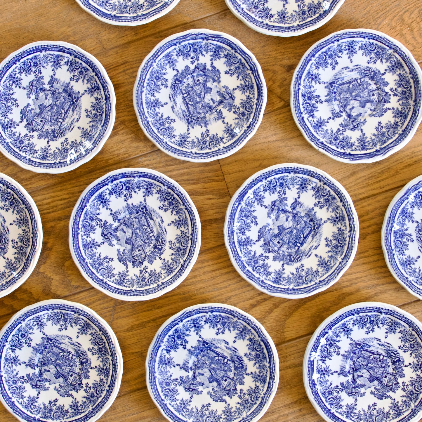 Service à café pour 12 personne, Lunéville "English Style"