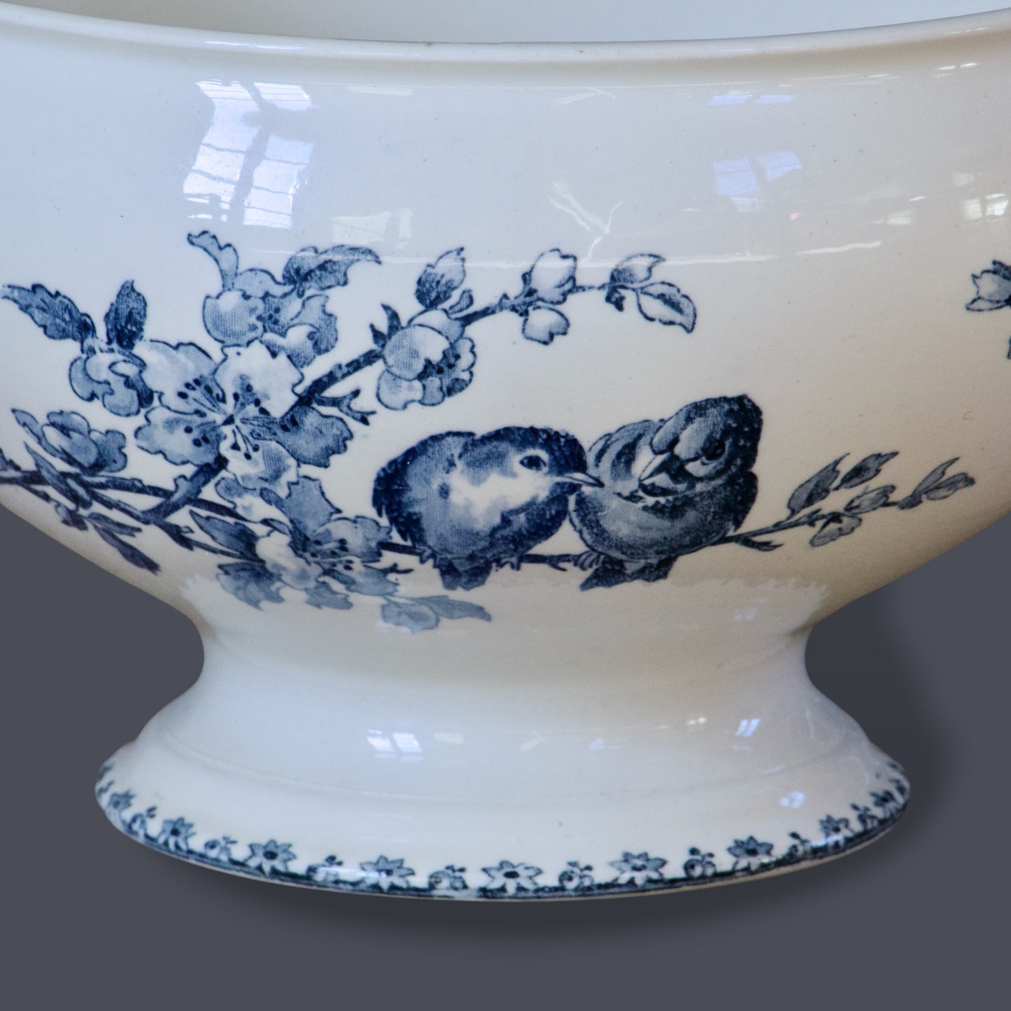 Légumier / soupière Sarreguemines "Favori" - terre de fer