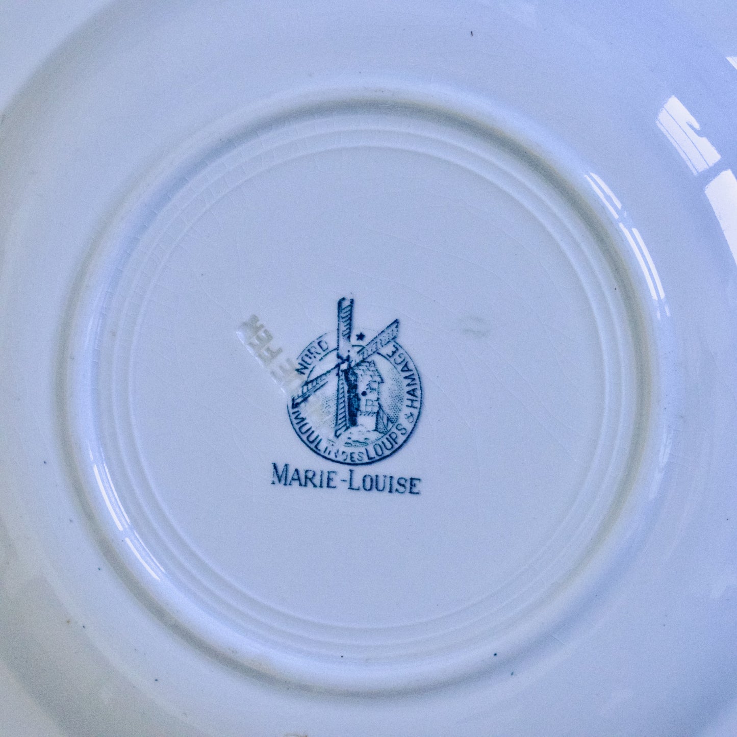 10 assiettes Moulin des Loups "Marie-Louise" - terre de fer