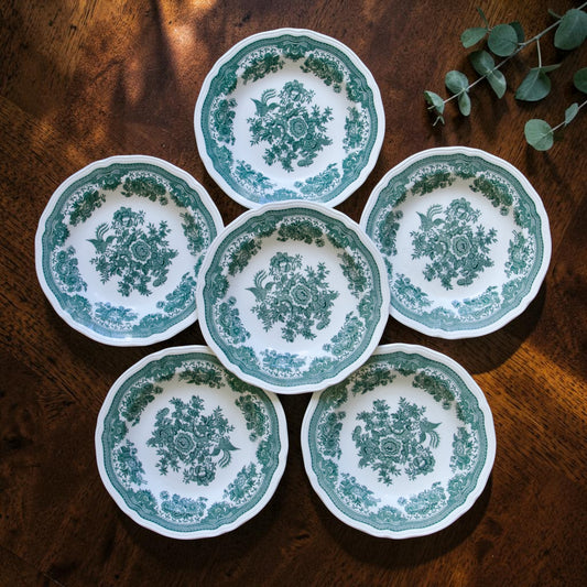 Assiettes creuses Villeroy & Boch collection Fasan - vert