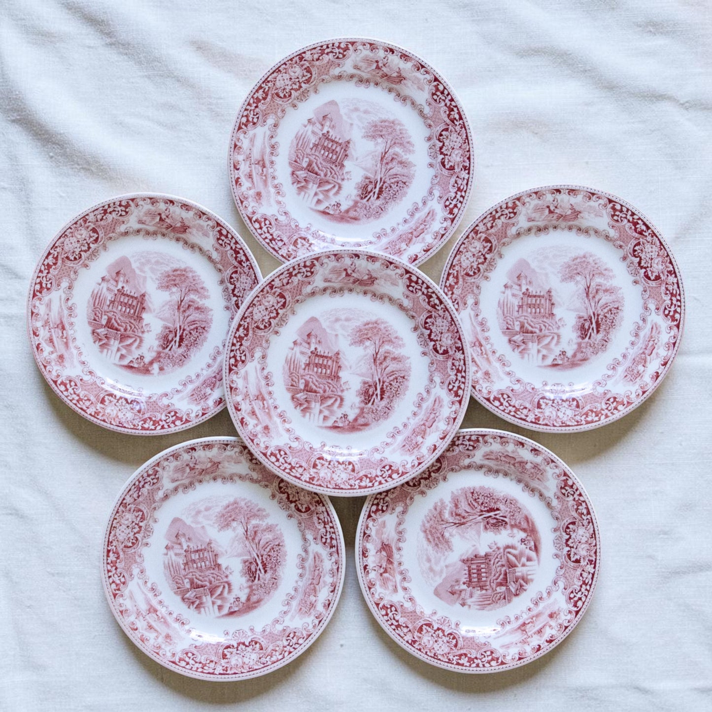 Assiettes hollandaises signées Maastricht collection "Old England"