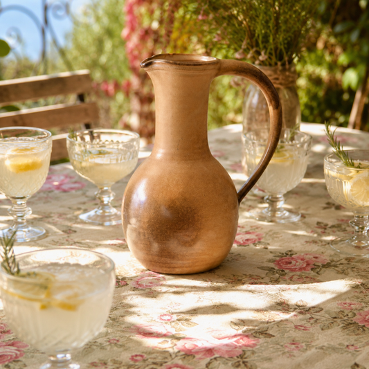 Grande carafe artisanale en grès